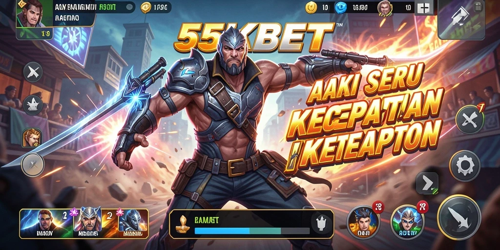 Tampilan menakjubkan dari gameplay seru 55KBET.