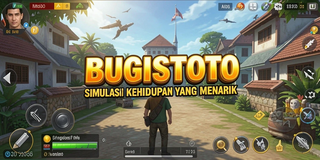 Tampilan gameplay BUGISTOTO yang menarik dalam dunia simulasi.