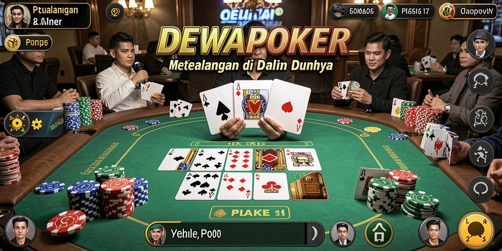 Screenshot gameplay DEWAPOKER yang menampilkan aksi seru dan petualangan unik.