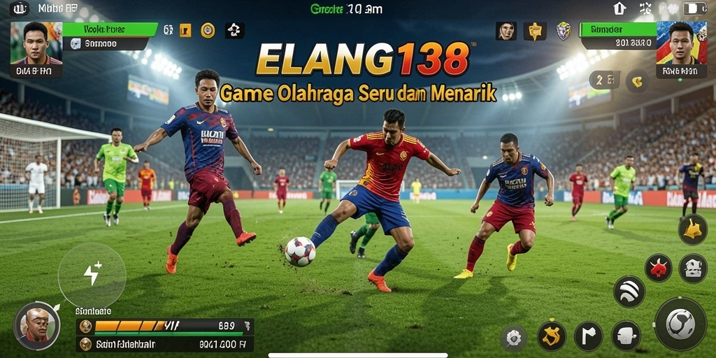 Tampilan gameplay ELANG138 yang mendebarkan dalam aksi olahraga.