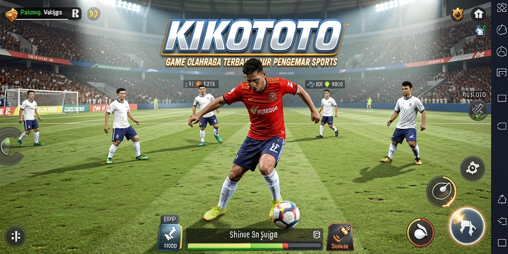 Tampilan gameplay KIKOTOTO yang mengasyikkan dalam olahraga.