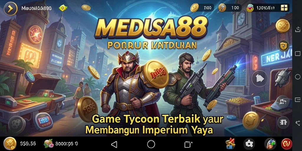 Tampilan gameplay MEDUSA88 yang menarik dan mendetail di layar.
