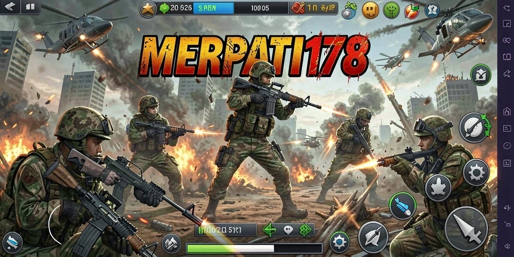 Tampilan gameplay seru di MERPATI178 dengan pertempuran yang mendebarkan.