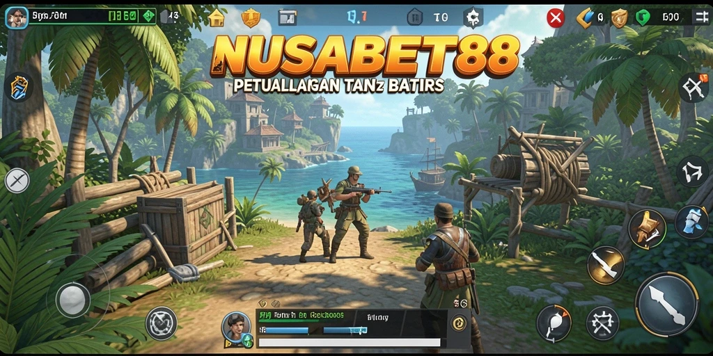 Tampilan gameplay seru dan interaktif di dunia terbuka NUSABET88.