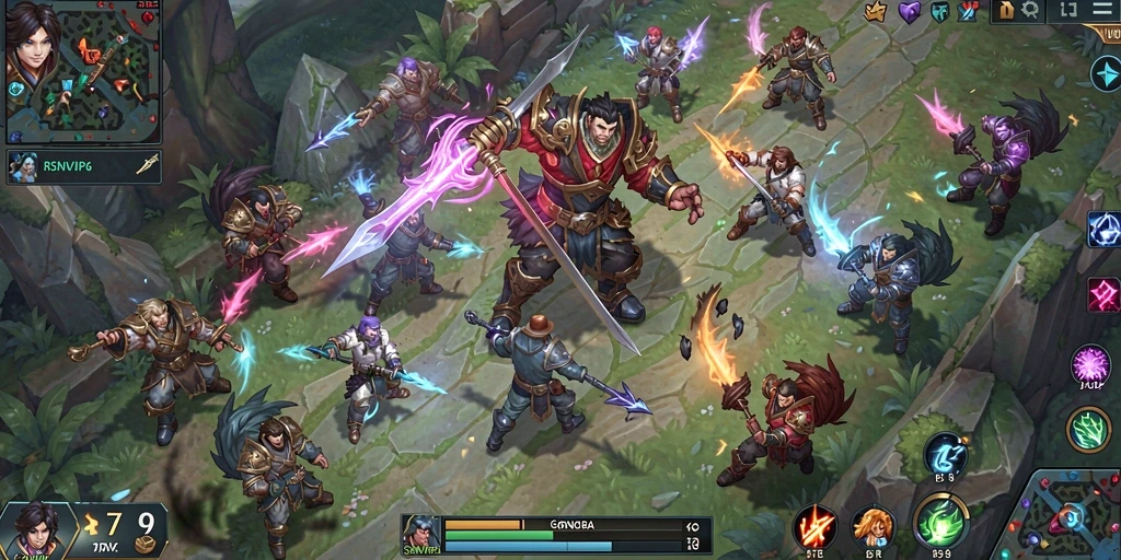 Gameplay menarik di RSNVIP6 dengan aksi MOBA yang dinamis.