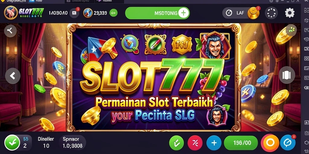 Tampilan gameplay menarik di SLOT777 dengan efek visual yang memukau.