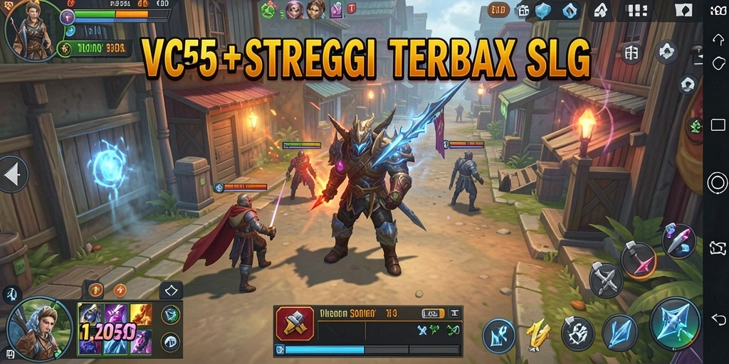 Tampilan gameplay VC55 saat melakukan penyusupan wilayah musuh.